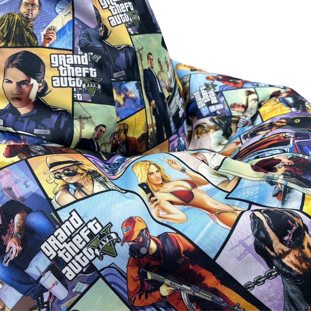 Крісло Мішок Груша Принт "GTA 5" - Зображення 5
