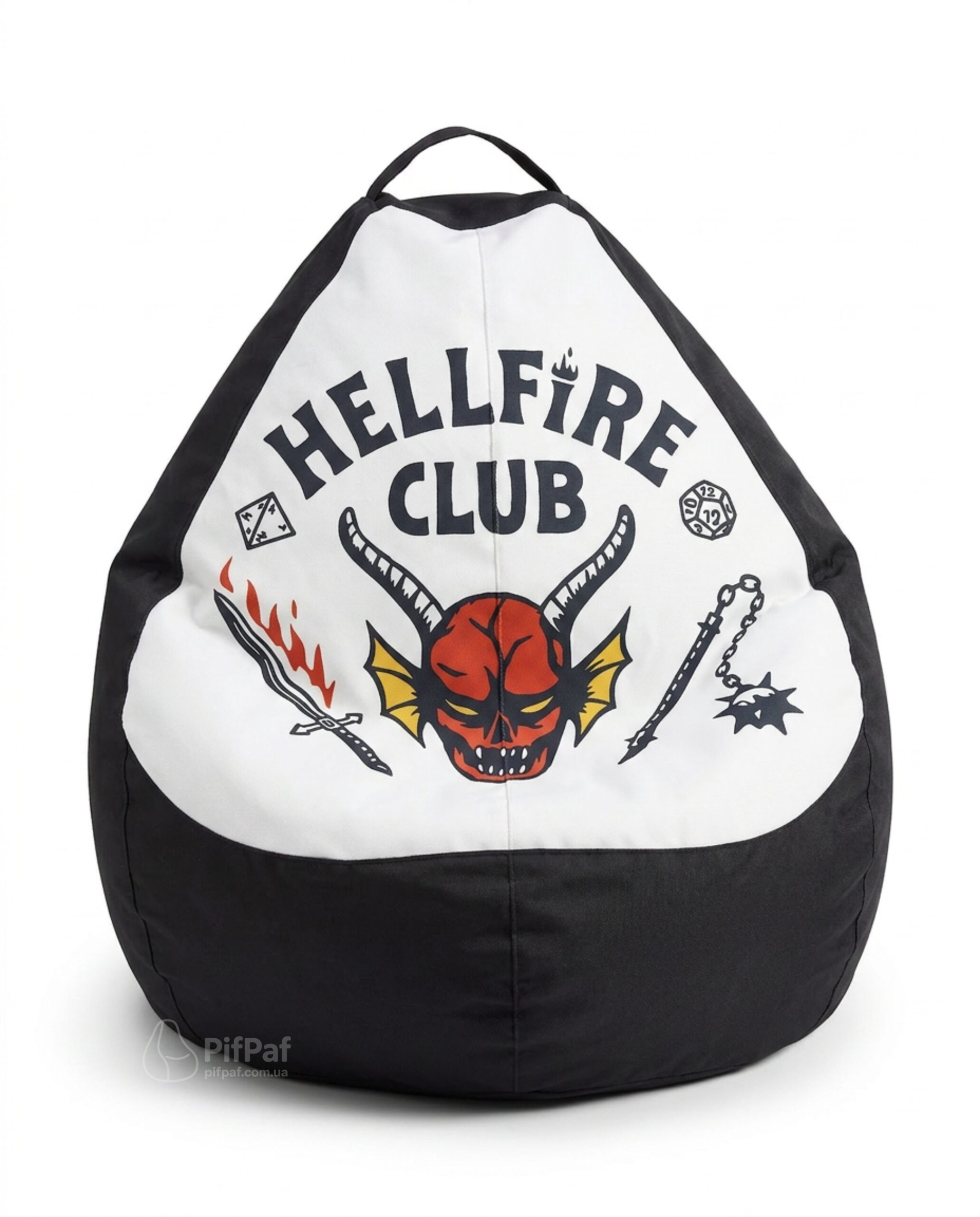Крісло Мішок Stranger Things Hellfire Club - Зображення 2