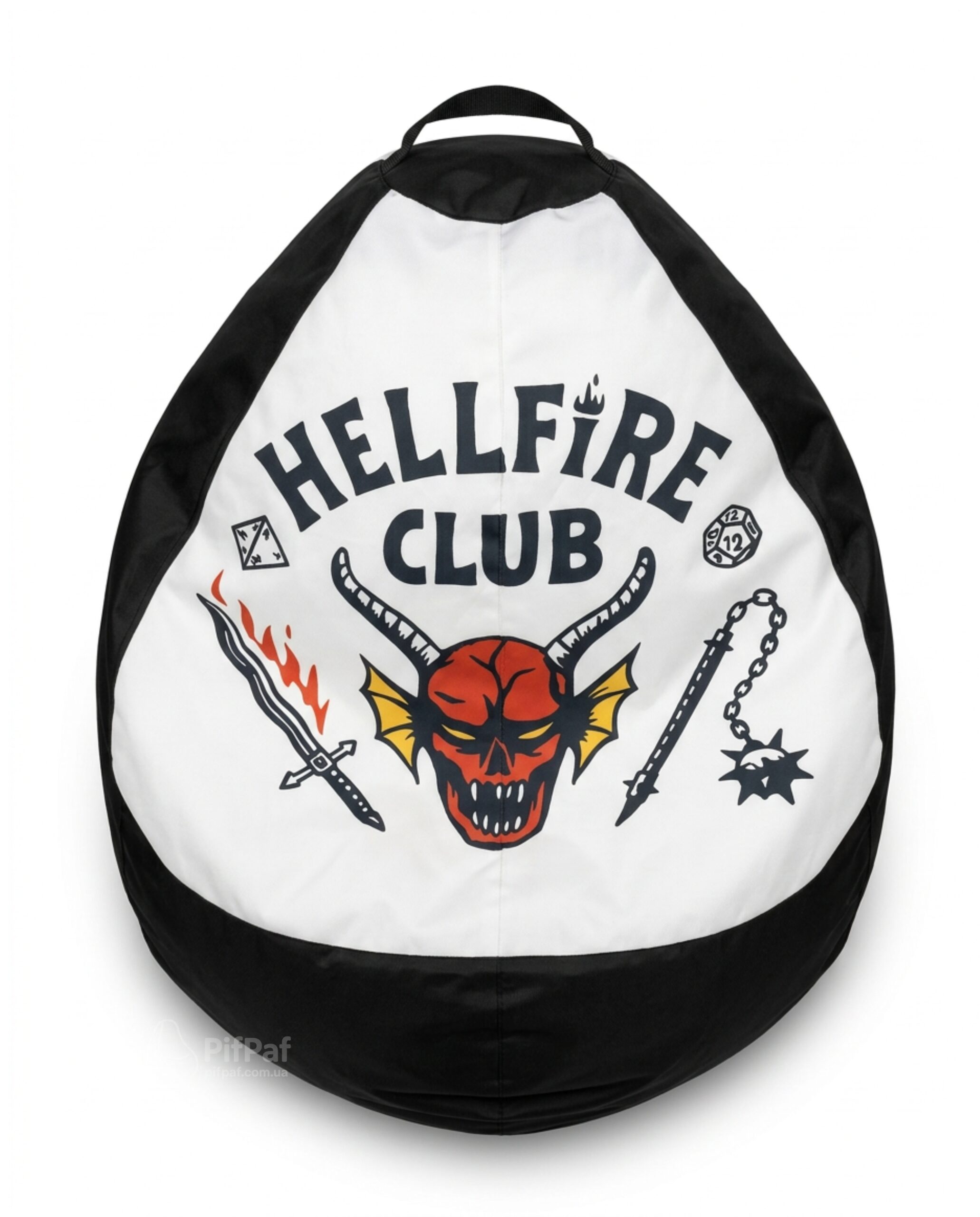 Крісло Мішок Stranger Things Hellfire Club - Зображення 8