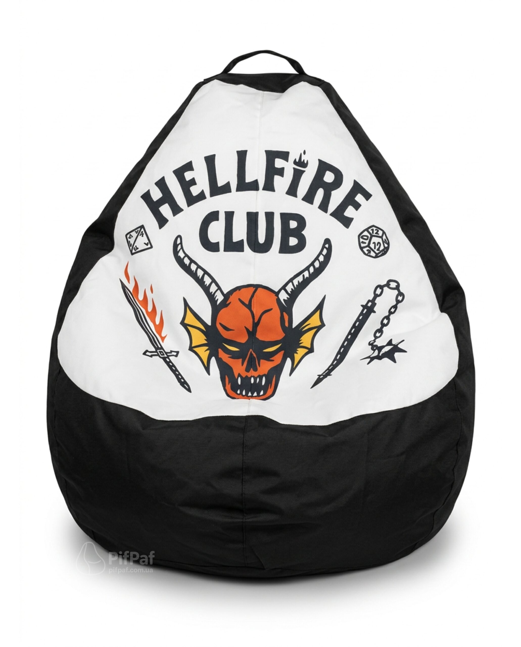 Крісло Мішок Stranger Things Hellfire Club
